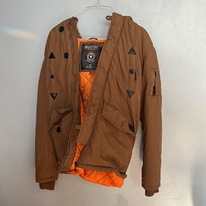 Brave Soul Outfoor Edition Jacket Quilted Faux Fur Hoodie